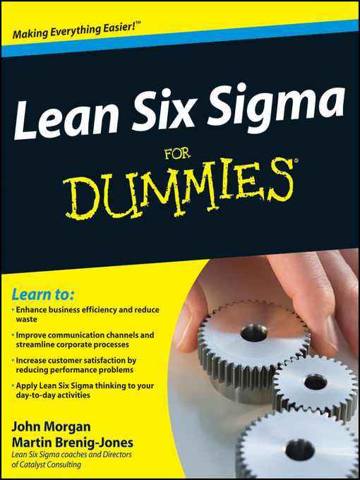 Cover image for Lean Six Sigma For Dummies